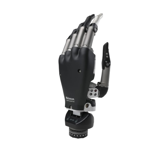 Transradial prosthetic arm with myoelectric control